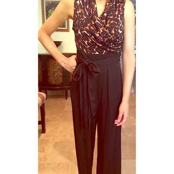 Catherine Malandrino Other - Catherine Malandrino - Animal Print Jumpsuit